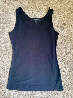 Derek Heart Black Tank Top - Medium/Large
